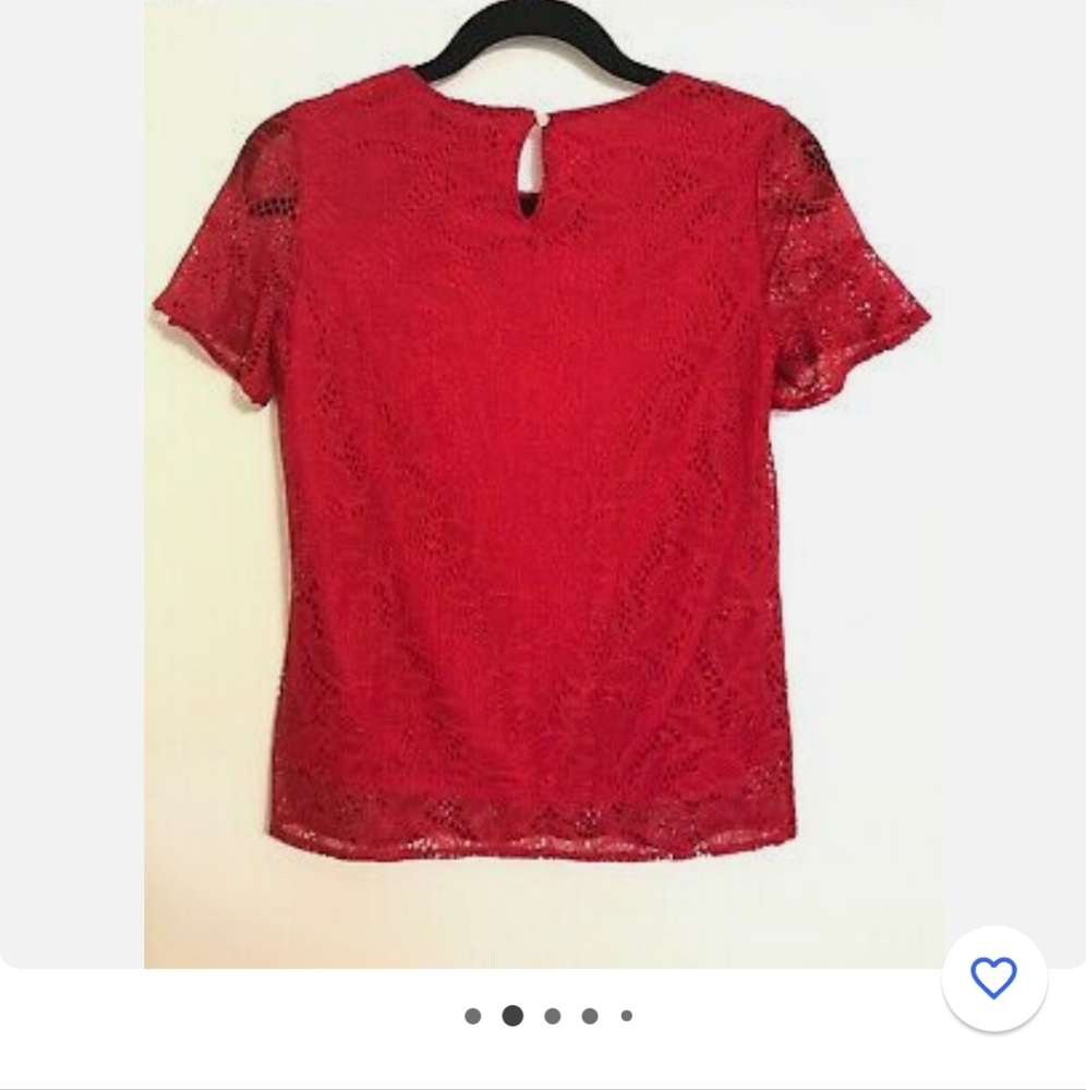 Liz Claiborne Petite Lace Career Top